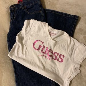 Girls jean set outfit